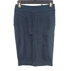 BCBG Max Azria Size XS Teal Pencil Skirt